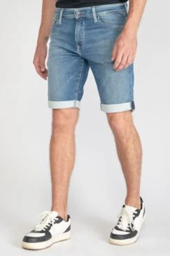 LE TEMPS DES CERISES Bermuda Jogg Bleu Clair -Le Temps Des Cerises 181 jhrjogg00wm114 3001 04