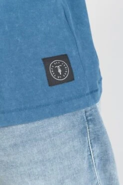 LE TEMPS DES CERISES T-shirt Brown Bleu Délavé -Le Temps Des Cerises 201 hbrown0000000mc 3939 imaged2