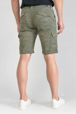 LE TEMPS DES CERISES Bermuda Army Jogg Damon Kaki Camo -Le Temps Des Cerises 201 jhdamon00wpig 8107 imaged1