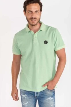 LE TEMPS DES CERISES Polo Dylon Vert Menthe