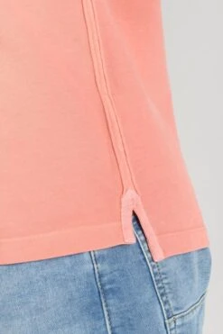 LE TEMPS DES CERISES Polo Dylon Saumon -Le Temps Des Cerises 211 hdylon0000000mc 7555 imaged2