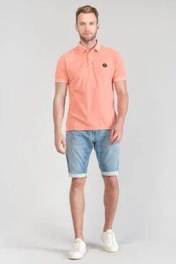 LE TEMPS DES CERISES Polo Dylon Saumon -Le Temps Des Cerises 211 hdylon0000000mc 7555 imaged4