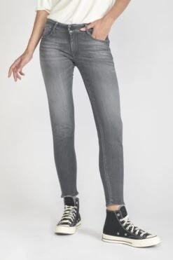 LE TEMPS DES CERISES Amick Pulp Slim 7/8ème Jeans Gris N°2
