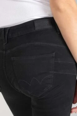 LE TEMPS DES CERISES Dado Pulp Slim Taille Haute 7/8ème Jeans Noir N°0 -Le Temps Des Cerises 211 jfrdado00w6004 0403 imaged2