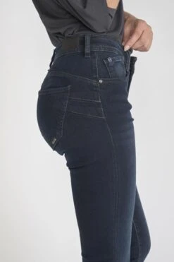 LE TEMPS DES CERISES Pulp Slim Taille Haute Jeans Bleu-noir N°1 -Le Temps Des Cerises 211 jfrpulphsw4002 3286 imaged6