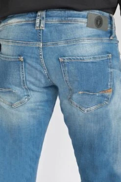 LE TEMPS DES CERISES Basic 700/11 Adjusted Jeans Vintage Bleu N°4 -Le Temps Des Cerises 211 jhr711basw4003 3001 imaged6