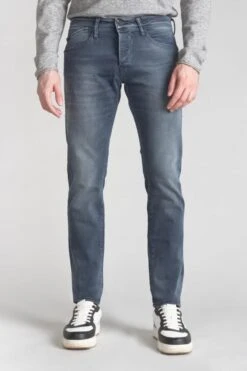 LE TEMPS DES CERISES Basic 700/11 Adjusted Jeans Bleu Noir N°3