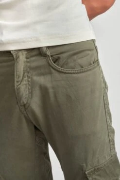 LE TEMPS DES CERISES Pantalon Tobati Tapered Arqué Kaki -Le Temps Des Cerises 212 btobati00wpig 9003 imaged6