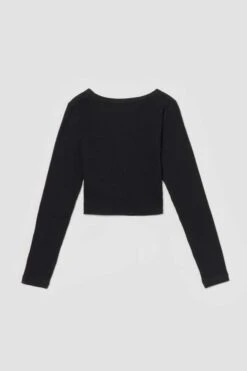 LE TEMPS DES CERISES Crop Top Virginia Noir -Le Temps Des Cerises 212 gvirginiagi00ml 0001 imaged1