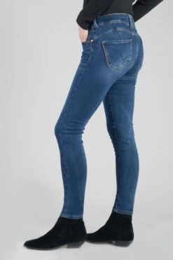 LE TEMPS DES CERISES Asti Ultra Pulp Slim Taille Haute 7/8ème Jeans Bleu N°2 -Le Temps Des Cerises 212 jfasti00w1265 3001 imaged2