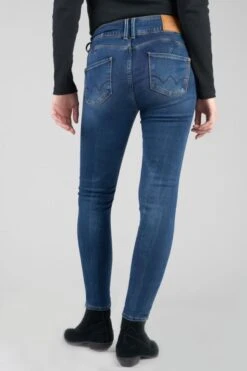 LE TEMPS DES CERISES Asti Ultra Pulp Slim Taille Haute 7/8ème Jeans Bleu N°2 -Le Temps Des Cerises 212 jfasti00w1265 3001 imaged5