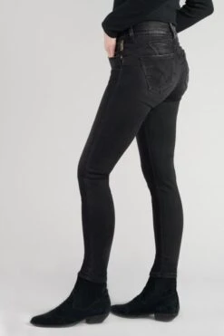 LE TEMPS DES CERISES Bari Ultra Pulp Slim Taille Haute 7/8ème Jeans Noir N°1 -Le Temps Des Cerises 212 jfbari00w2115 0001 imaged5