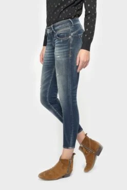 LE TEMPS DES CERISES Sib Pulp Slim 7/8ème Jeans Destroy Vintage Bleu N°2 16 LE TEMPS DES CERISES Sib Pulp Slim 7/8ème Jeans Destroy Vintage Bleu N°2 -Le Temps Des Cerises 212 jfsib000w1279 3001 imaged6