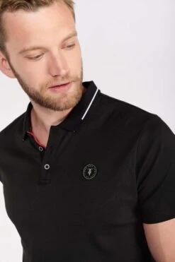 LE TEMPS DES CERISES Polo Aron Noir