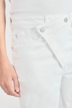LE TEMPS DES CERISES Cosy Boyfit 7/8ème Jeans Blanc -Le Temps Des Cerises 221 jfcosy00whitenb 1001 imaged4