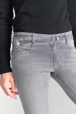 LE TEMPS DES CERISES Pulp Slim 7/8ème Jeans Gris N°3 -Le Temps Des Cerises 221 jfpulpc0w1334 0003 imaged2