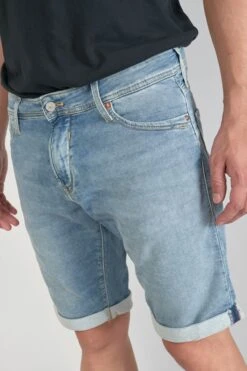 LE TEMPS DES CERISES Bermuda Jogg Lo Bleu Délavé -Le Temps Des Cerises 221 jhjogglow5107 3001 imaged4