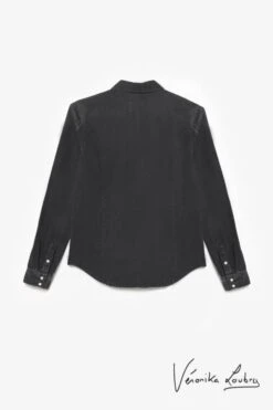 LE TEMPS DES CERISES Chemise En Jeans Josy Noire By Véronika Loubry 11 LE TEMPS DES CERISES Chemise En Jeans Josy Noire By Véronika Loubry -Le Temps Des Cerises 222 fjosy000w1424ve 0403 imaged4