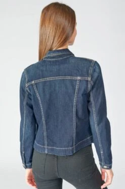 LE TEMPS DES CERISES Veste En Jeans Lilly Bleu Foncé -Le Temps Des Cerises 222 flilly00w3051 3001 imaged2