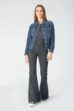 LE TEMPS DES CERISES Veste En Jeans Lilly Bleu Foncé -Le Temps Des Cerises 222 flilly00w3051 3001 imaged5