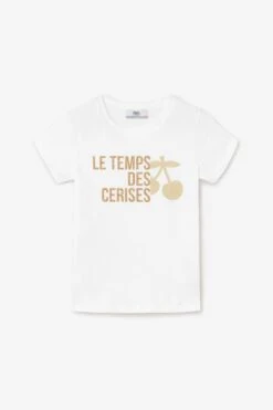 LE TEMPS DES CERISES T-shirt Nastiagi écru Imprimé
