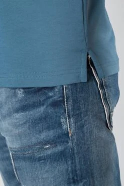 LE TEMPS DES CERISES Polo Aron Bleu Pétrole -Le Temps Des Cerises 222 haron00000000mc 4566 imaged4