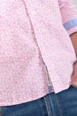 LE TEMPS DES CERISES Chemise Brotel Rose à Motif Fleuri -Le Temps Des Cerises 222 hbrotel000000ml 5001 imaged2