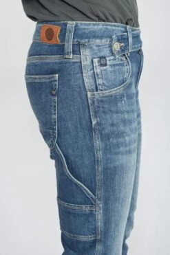 LE TEMPS DES CERISES Chara 200/43 Boyfit Jeans Destroy Bleu N°4 -Le Temps Des Cerises 222 jf243chaw9118 3001 imaged1