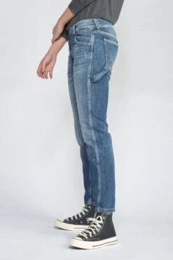 LE TEMPS DES CERISES Chara 200/43 Boyfit Jeans Destroy Bleu N°4 -Le Temps Des Cerises 222 jf243chaw9118 3001 imaged3