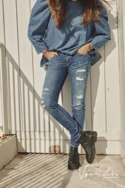 LE TEMPS DES CERISES 300/16 Slim By Véronika Loubry Jeans Bleu N°3 12 LE TEMPS DES CERISES 300/16 Slim By Véronika Loubry Jeans Bleu N°3 -Le Temps Des Cerises 222 jf316liwss280ve 3001 imaged1