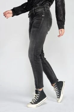 LE TEMPS DES CERISES Basic 400/17 Mom Taille Haute 7/8ème Jeans Noir N°1 13 LE TEMPS DES CERISES Basic 400/17 Mom Taille Haute 7/8ème Jeans Noir N°1 -Le Temps Des Cerises 222 jf417basw1402 0403 imaged2