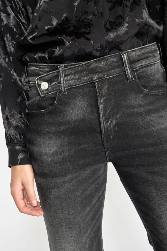 LE TEMPS DES CERISES Basic 400/17 Mom Taille Haute 7/8ème Jeans Noir N°1 4 LE TEMPS DES CERISES Basic 400/17 Mom Taille Haute 7/8ème Jeans Noir N°1 – Image 2