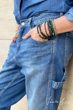 LE TEMPS DES CERISES Charpentier Boyfit By Véronika Loubry Jeans Bleu N°2 -Le Temps Des Cerises 222 jfcharpew9118ve 3001 imaged2