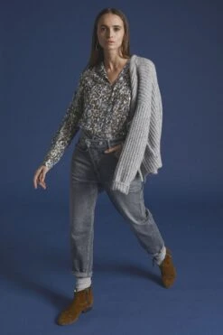 LE TEMPS DES CERISES Cosy Boyfit 7/8ème Jeans Gris N°3 -Le Temps Des Cerises 222 jfcosy00w1410 0003 imaged2