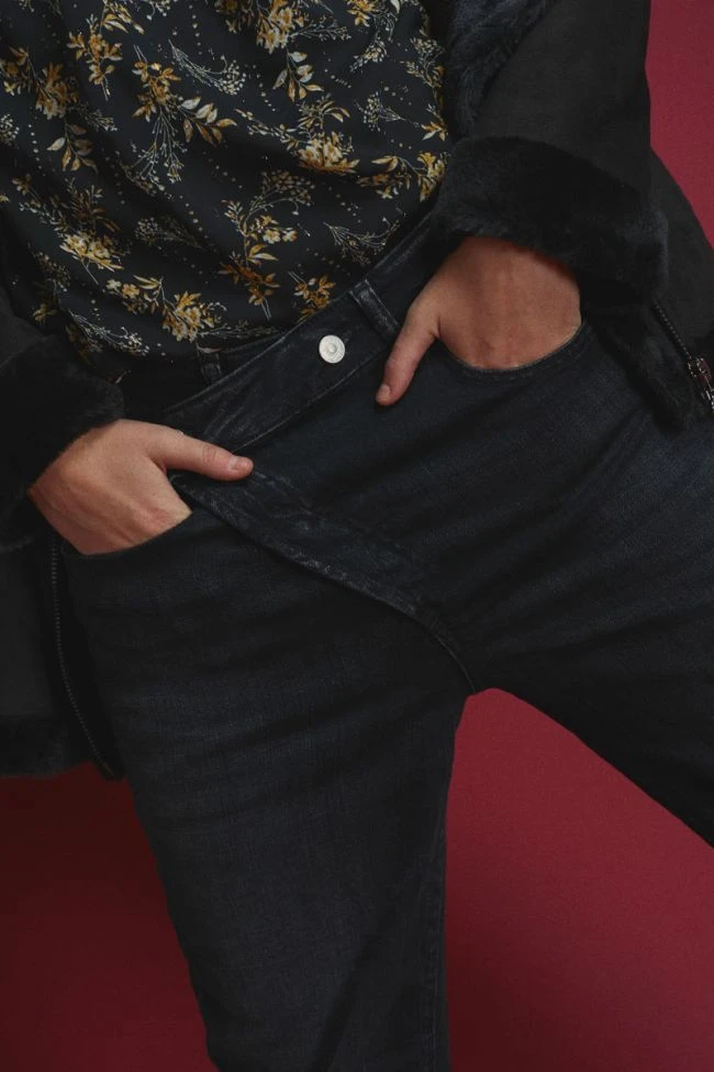 LE TEMPS DES CERISES Cosy Boyfit 7/8ème Jeans Noir N°1 5 LE TEMPS DES CERISES Cosy Boyfit 7/8ème Jeans Noir N°1 – Image 3