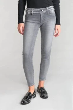 LE TEMPS DES CERISES Jarry Pulp Slim 7/8ème Jeans Gris N°3