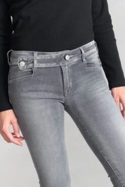 LE TEMPS DES CERISES Jarry Pulp Slim 7/8ème Jeans Gris N°3 -Le Temps Des Cerises 222 jfjarry0w5069 0003 imaged2