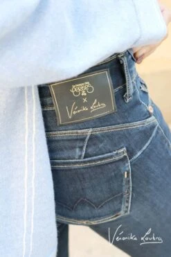 LE TEMPS DES CERISES Pulp Slim By Véronika Loubry Jeans Bleu N°1 -Le Temps Des Cerises 222 jfpulp00w2158ve 3001 imaged2