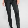 LE TEMPS DES CERISES Pulp Slim Taille Haute 7/8ème Jeans Enduit Noir N°0 -Le Temps Des Cerises 222 jfpulphcwcuir 0001 image3