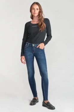 LE TEMPS DES CERISES Urselle Pulp Slim Jeans Vintage Bleu N°1 -Le Temps Des Cerises 222 jfursellw1281 3001 imaged6