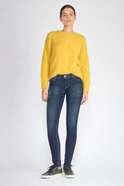 LE TEMPS DES CERISES Urselle Pulp Slim Jeans Vintage Bleu N°1 -Le Temps Des Cerises 222 jfursellw1281 3001 imaged7