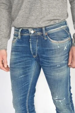 LE TEMPS DES CERISES Marvin 700/11 Adjusted Jeans Destroy Vintage Bleu N°2 17 LE TEMPS DES CERISES Marvin 700/11 Adjusted Jeans Destroy Vintage Bleu N°2 -Le Temps Des Cerises 222 jh711marw4064 3001 imaged5