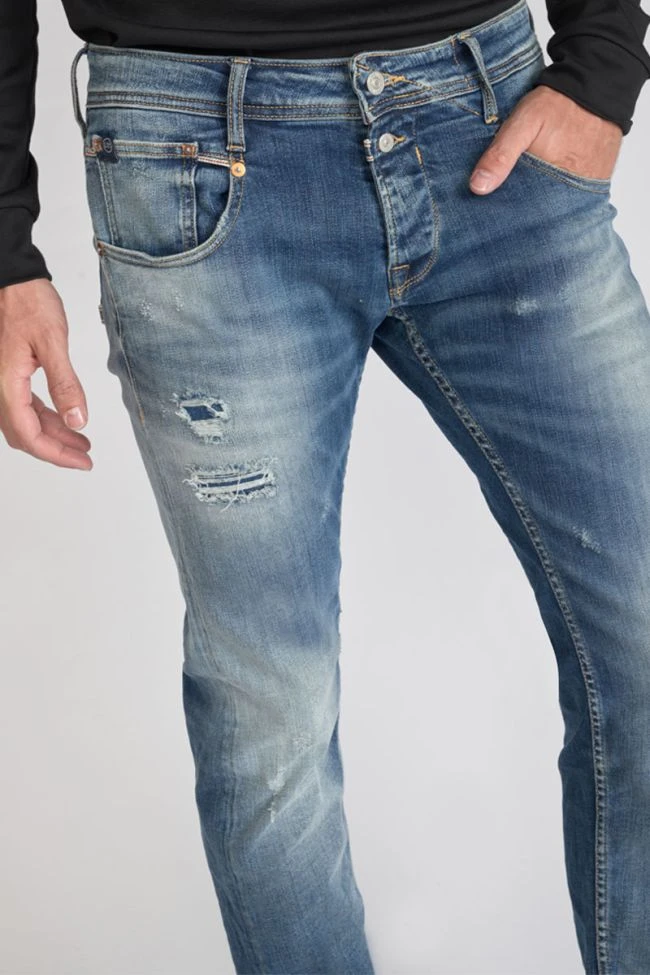 LE TEMPS DES CERISES Bellarys 800/12 Regular Jeans Destroy Vintage Bleu N°3 5 LE TEMPS DES CERISES Bellarys 800/12 Regular Jeans Destroy Vintage Bleu N°3 – Image 3