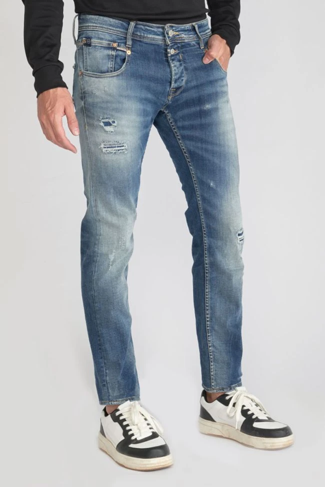 LE TEMPS DES CERISES Bellarys 800/12 Regular Jeans Destroy Vintage Bleu N°3 8 LE TEMPS DES CERISES Bellarys 800/12 Regular Jeans Destroy Vintage Bleu N°3 – Image 6