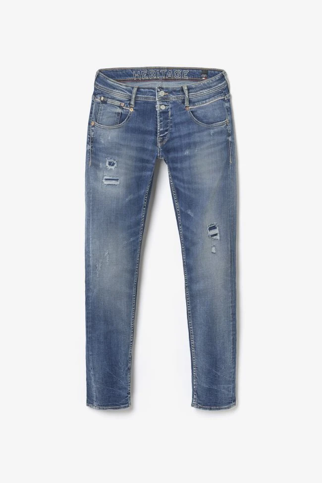 LE TEMPS DES CERISES Bellarys 800/12 Regular Jeans Destroy Vintage Bleu N°3 9 LE TEMPS DES CERISES Bellarys 800/12 Regular Jeans Destroy Vintage Bleu N°3 – Image 7