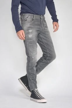 LE TEMPS DES CERISES Alost 900/3 Tapered Arqué Jeans Destroy Gris N°1 15 LE TEMPS DES CERISES Alost 900/3 Tapered Arqué Jeans Destroy Gris N°1 -Le Temps Des Cerises 222 jh903galw6018 0003 imaged5