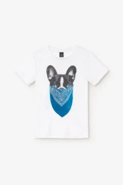 LE TEMPS DES CERISES T-shirt Ganbo Blanc Imprimé