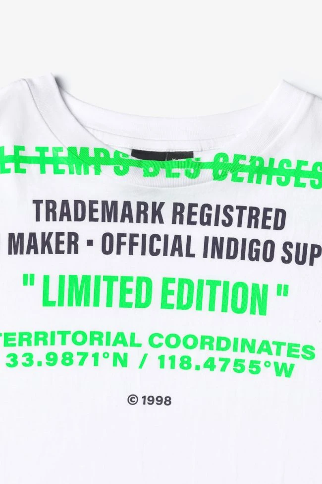 LE TEMPS DES CERISES T-shirt Mochibo Blanc Imprimé 4 LE TEMPS DES CERISES T-shirt Mochibo Blanc Imprimé – Image 2