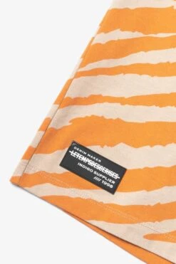 LE TEMPS DES CERISES T-shirt Zabrabo Zébré Beige Et Orange Imprimé -Le Temps Des Cerises 231 bzabrabo00000mc 0406 imaged2