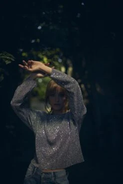 LE TEMPS DES CERISES Top Able Argenté